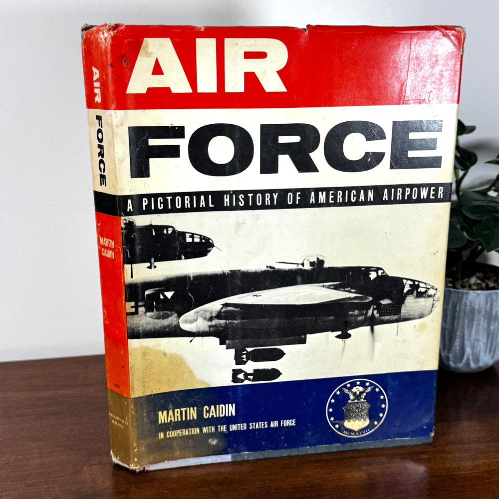 Vintage 1957 Air Force A Pictorial History of American Airpower Martin Caidin